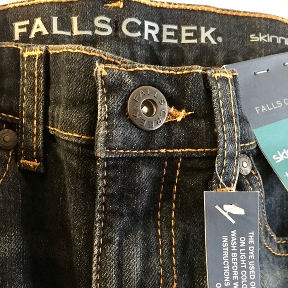 Boys FALLS CREEK Blue Jeans Size 10 Kids - Picture 3 of 6